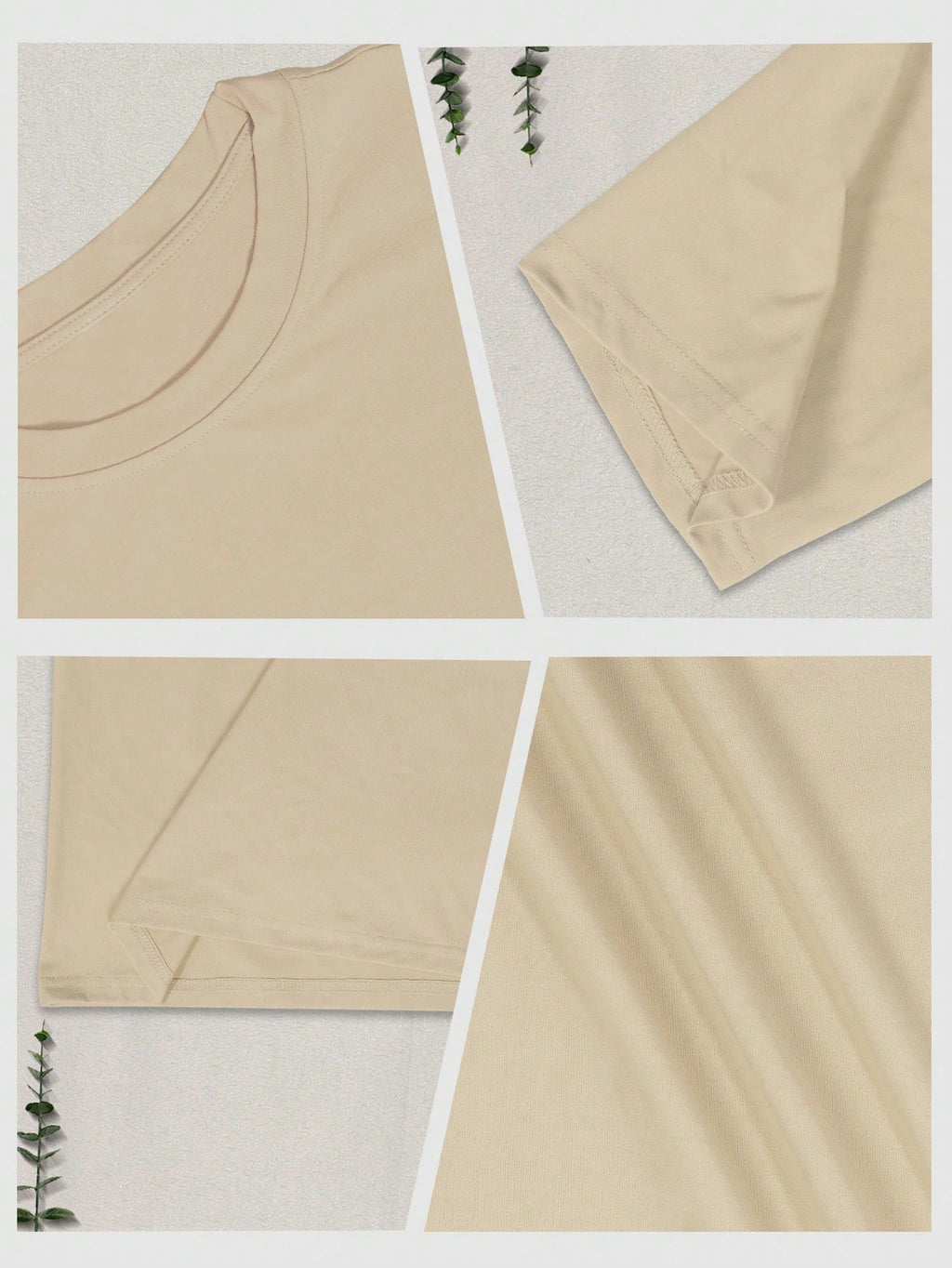 Men's Casual Loose Short Sleeve T-Shirt With Printed Text
