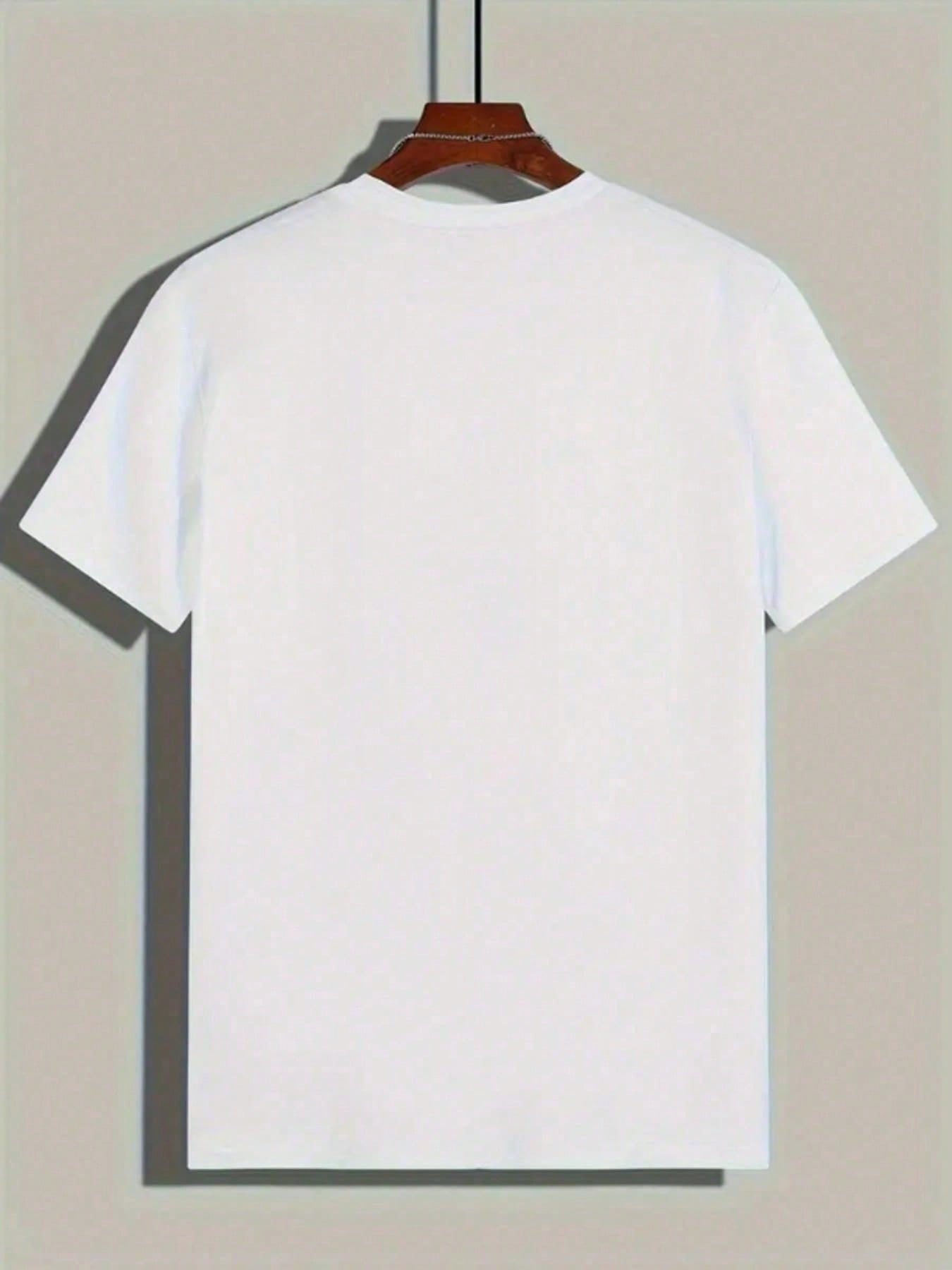 220g Men 1Pcs Casual Comfortable 100% Cotton Double - Sided Digital Printing T - Shirt With One Piece Anime Style