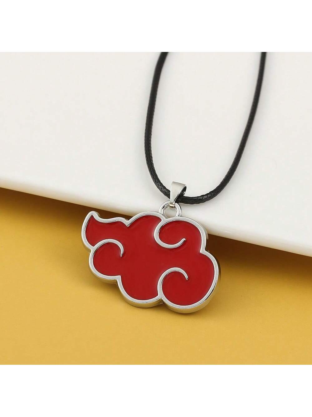 1pc Personalized Fashion Hot-Blooded Cartoon Anime Naruto Metal Pendant Necklace, Hip-Hop Konoha Ninja Logo Necklace, Suitable For Daily Wear Or As A Gift
