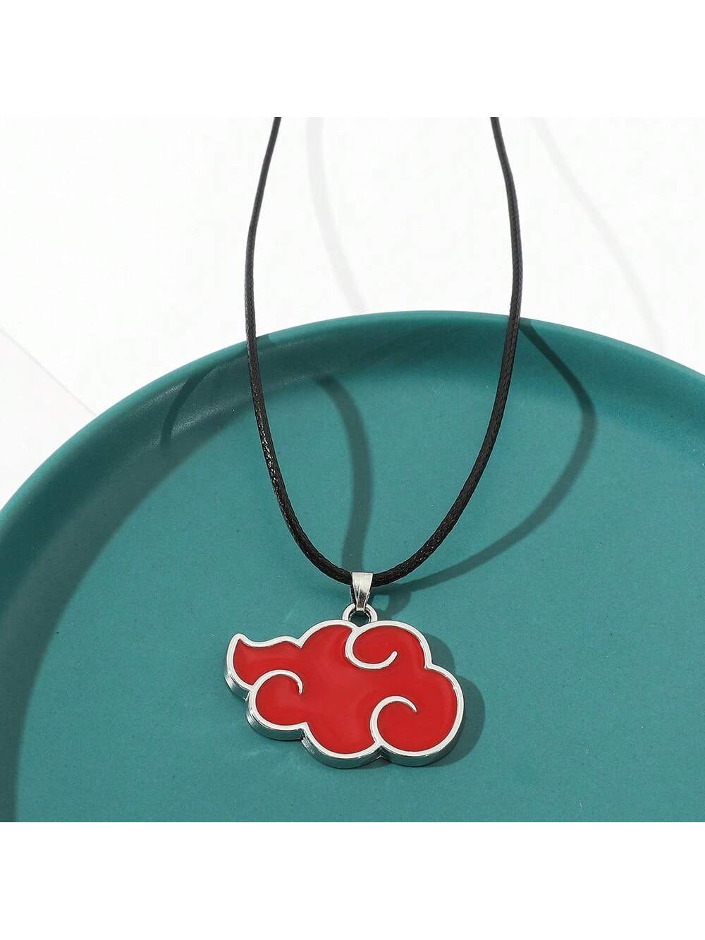 1pc Personalized Fashion Hot-Blooded Cartoon Anime Naruto Metal Pendant Necklace, Hip-Hop Konoha Ninja Logo Necklace, Suitable For Daily Wear Or As A Gift