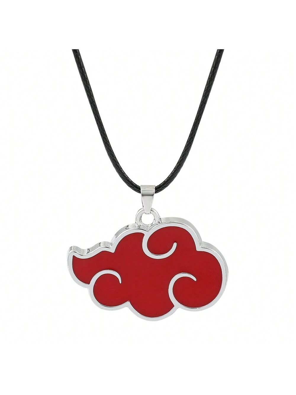 1pc Personalized Fashion Hot-Blooded Cartoon Anime Naruto Metal Pendant Necklace, Hip-Hop Konoha Ninja Logo Necklace, Suitable For Daily Wear Or As A Gift