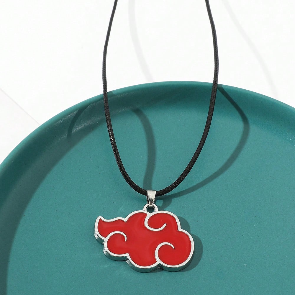 1pc Personalized Fashion Hot-Blooded Cartoon Anime Naruto Metal Pendant Necklace, Hip-Hop Konoha Ninja Logo Necklace, Suitable For Daily Wear Or As A Gift