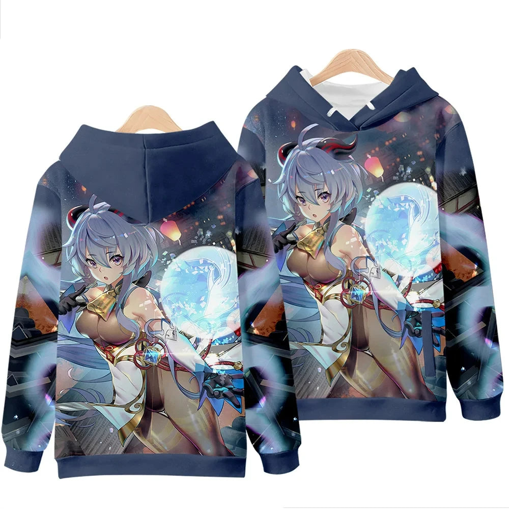Genshin Impact 3D Printing Men/Women Autumn Fashion Game Hoodies Sweatshirt Long Sleeves Pollover