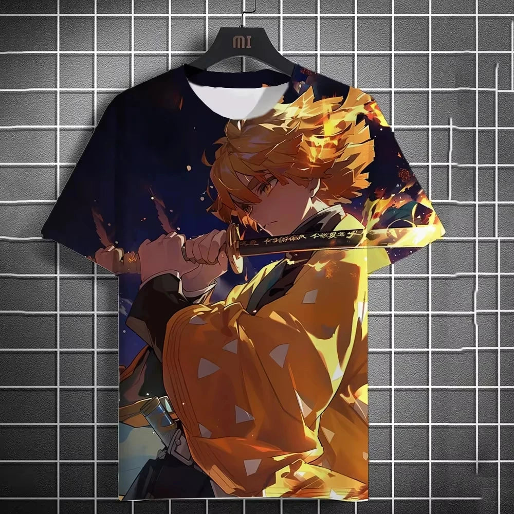 Demon Slayer Short Sleeve Summer Fashion Trend T-shirt