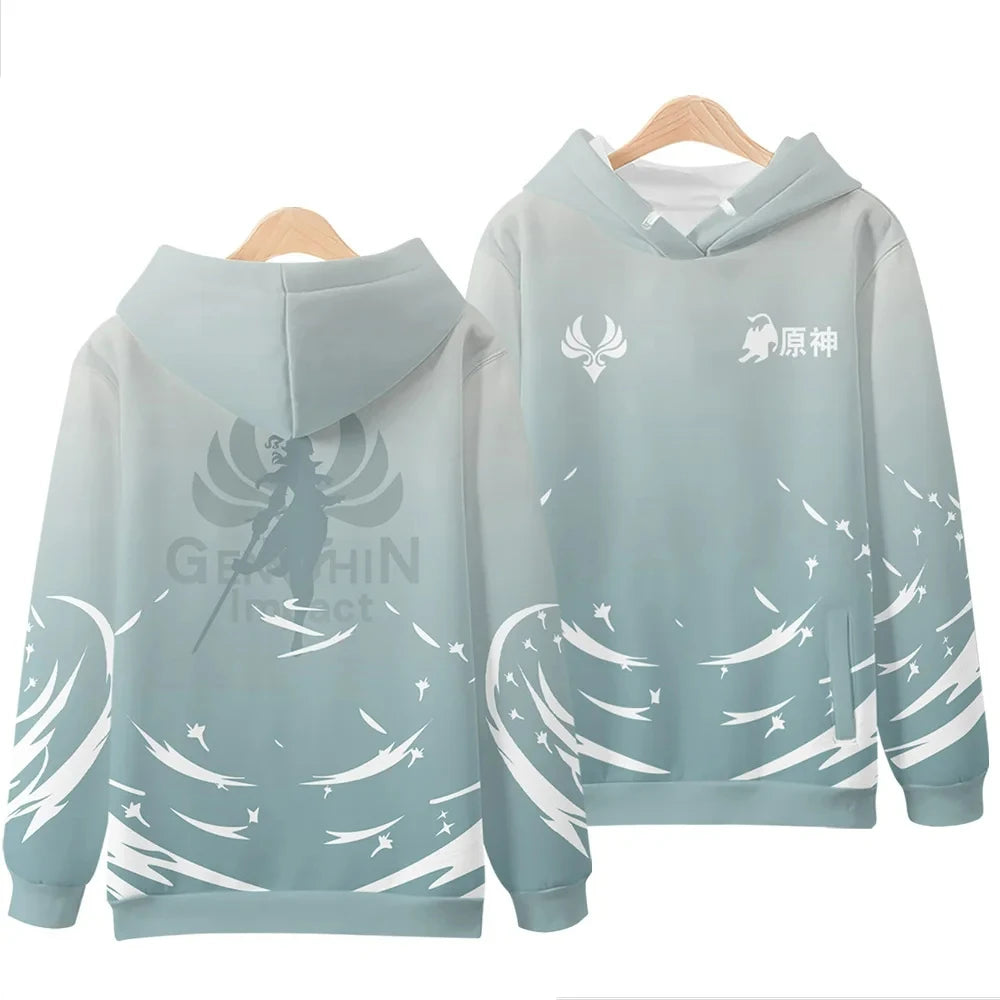 Genshin Impact 3D Printing Men/Women Autumn Fashion Game Hoodies Sweatshirt Long Sleeves Pollover