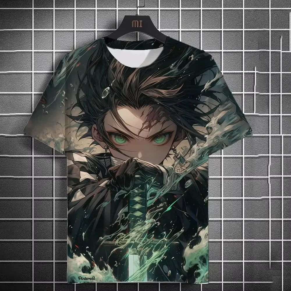 Demon Slayer Short Sleeve Summer Fashion Trend T-shirt