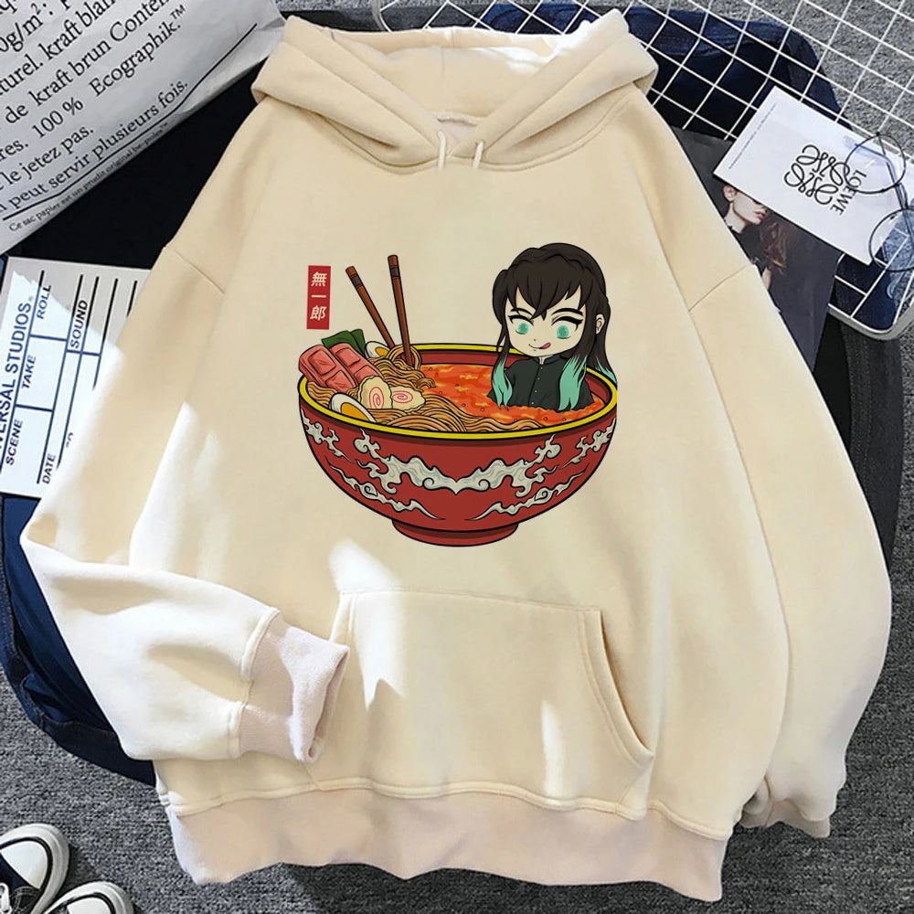 Demon Slayer Pullover Hoodie Muichiro Tokito Graphic Print Anime Clothing Hoodies Tracksuit Unisex Classic Simple