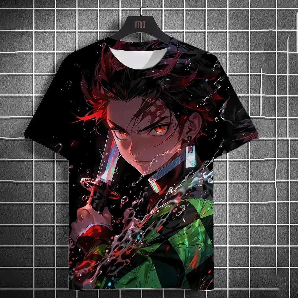 Demon Slayer Short Sleeve Summer Fashion Trend T-shirt