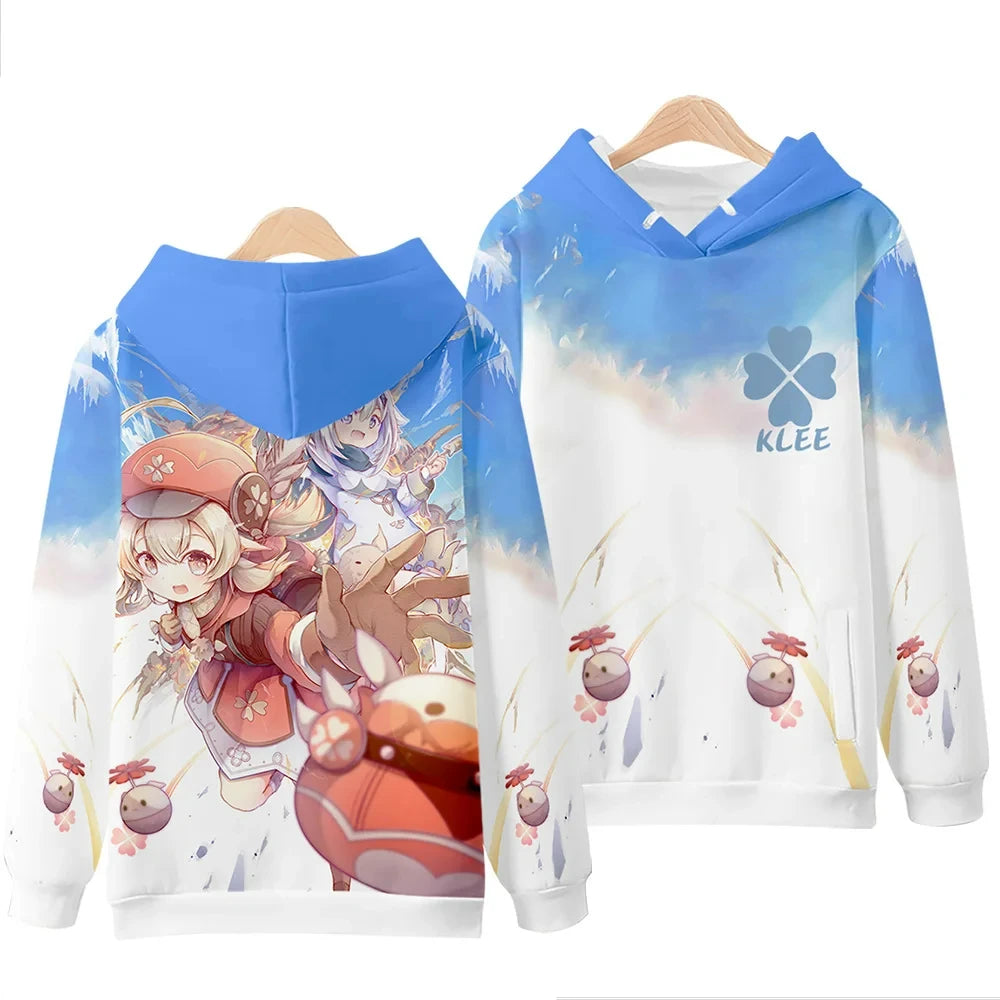 Genshin Impact 3D Printing Men/Women Autumn Fashion Game Hoodies Sweatshirt Long Sleeves Pollover