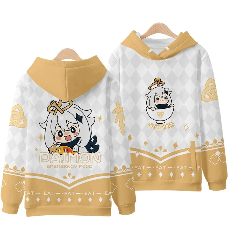 Genshin Impact 3D Printing Men/Women Autumn Fashion Game Hoodies Sweatshirt Long Sleeves Pollover