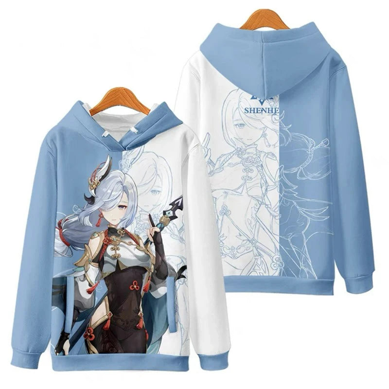 Genshin Impact 3D Printing Men/Women Autumn Fashion Game Hoodies Sweatshirt Long Sleeves Pollover