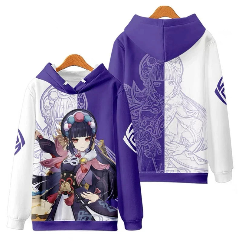Genshin Impact 3D Printing Men/Women Autumn Fashion Game Hoodies Sweatshirt Long Sleeves Pollover